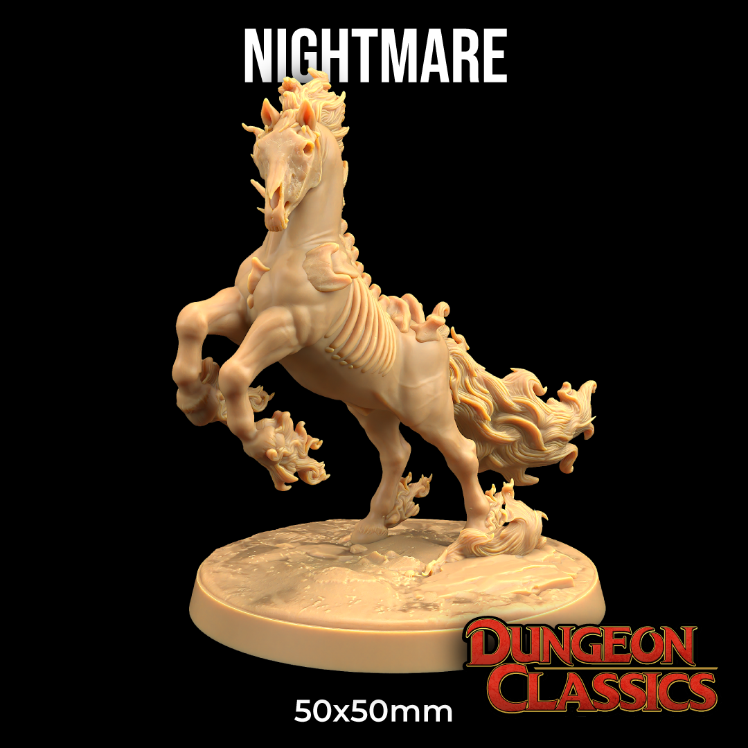 Nightmare (no saddle version) | PRESUPPORTED | Dungeon Classics